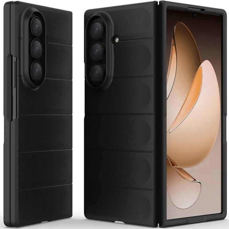 Защитный чехол Deexe Terra Case (FF) для Samsung Galaxy Fold 7 - Black: фото 1 из 10