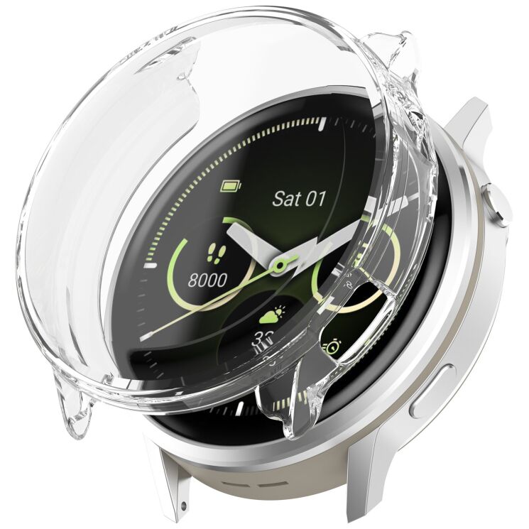 Защитный чехол Deexe Watch Case для Garmin Venu 4 (41mm) - Transparent (362402T) Защитный чехол Deexe Watch Case для Garmin Venu 4 (41mm) - Transparent: фото 1 из 7