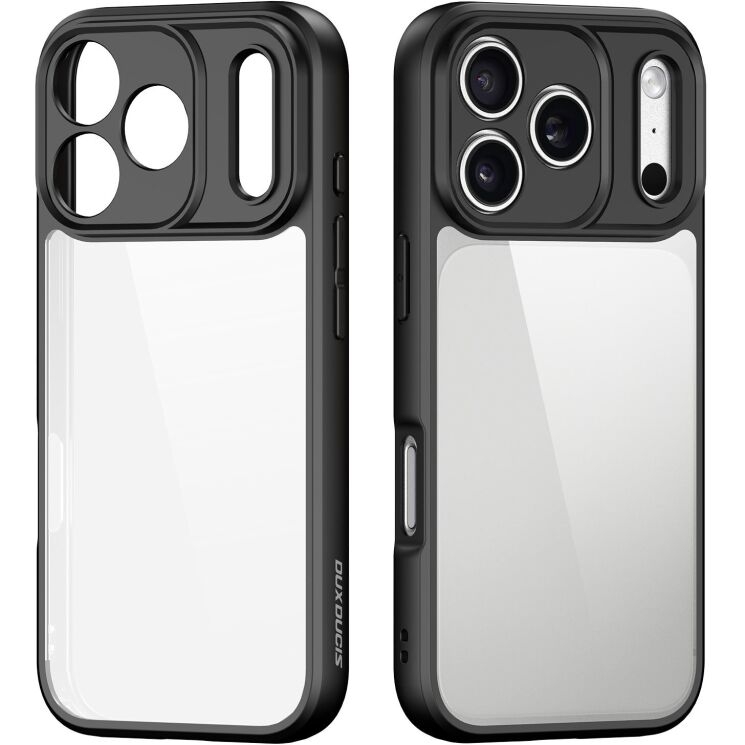 Захисний чохол DUX DUCIS Aimo Series (Clear) для iPhone 18 Pro Max - Black: фото 2 з 10