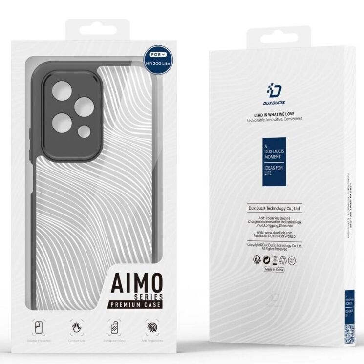 Защитный чехол DUX DUCIS Aimo Series для Honor 200 Lite - Black: фото 13 из 13