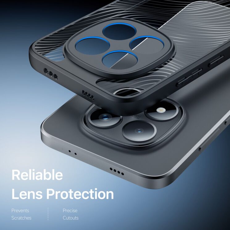 Захисний чохол DUX DUCIS Aimo Series для Xiaomi Redmi Note 15 Pro 5G - Black: фото 6 з 10