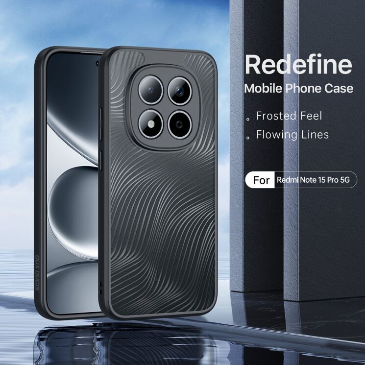 Захисний чохол DUX DUCIS Aimo Series для Xiaomi Redmi Note 15 Pro 5G - Black: фото 3 з 10