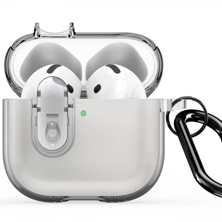 Защитный чехол DUX DUCIS PECL Series для Apple AirPods 4 - Grey: фото 2 из 10