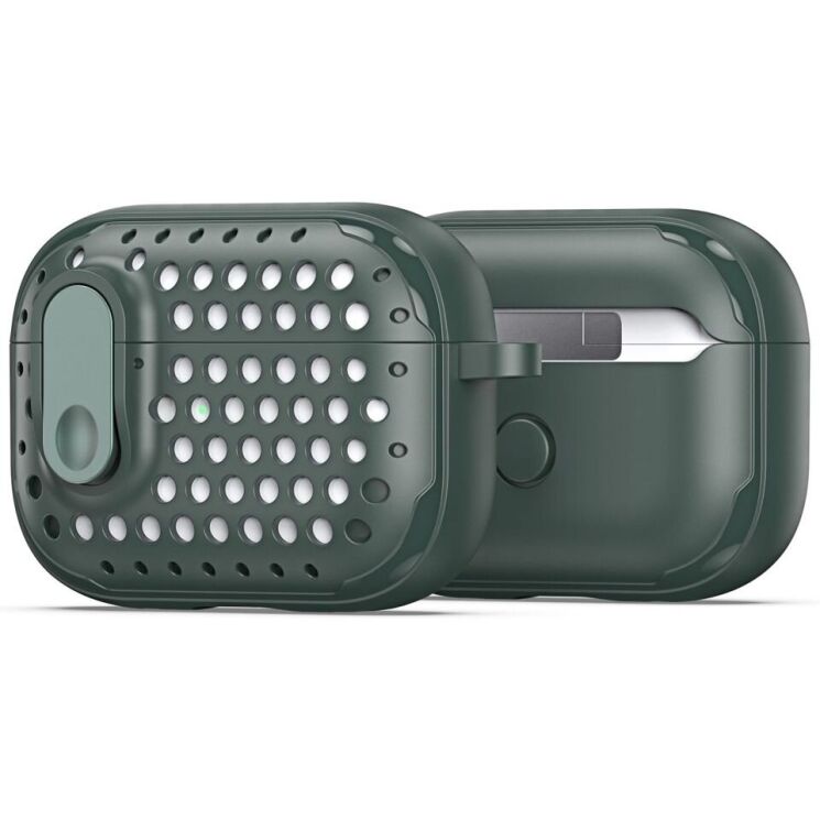 Захисний чохол DUX DUCIS PECM Series для Apple AirPods Pro 2 - Green: фото 2 з 19