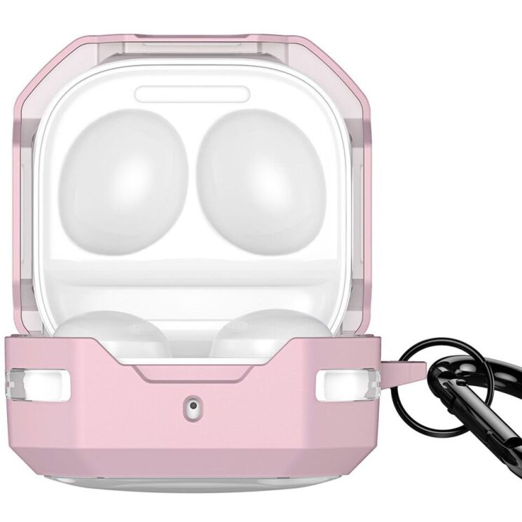 Захисний чохол DUX DUCIS SECC Series для Samsung Galaxy Buds Live / Buds Pro / Buds 2 / Buds 2 Pro / Buds FE - Pink: фото 1 з 15