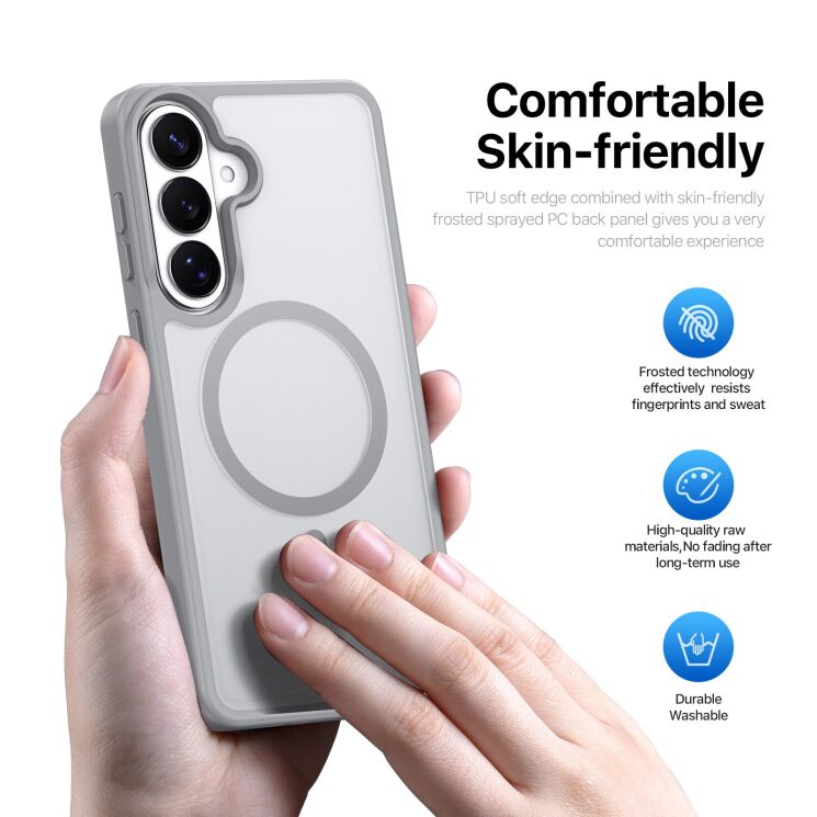 Защитный чехол DUX DUCIS Yind Series MagSafe для Samsung Galaxy S26 - Black (404218B) Защитный чехол DUX DUCIS Yind Series MagSafe для Samsung Galaxy S26 - Black: фото 6 из 10