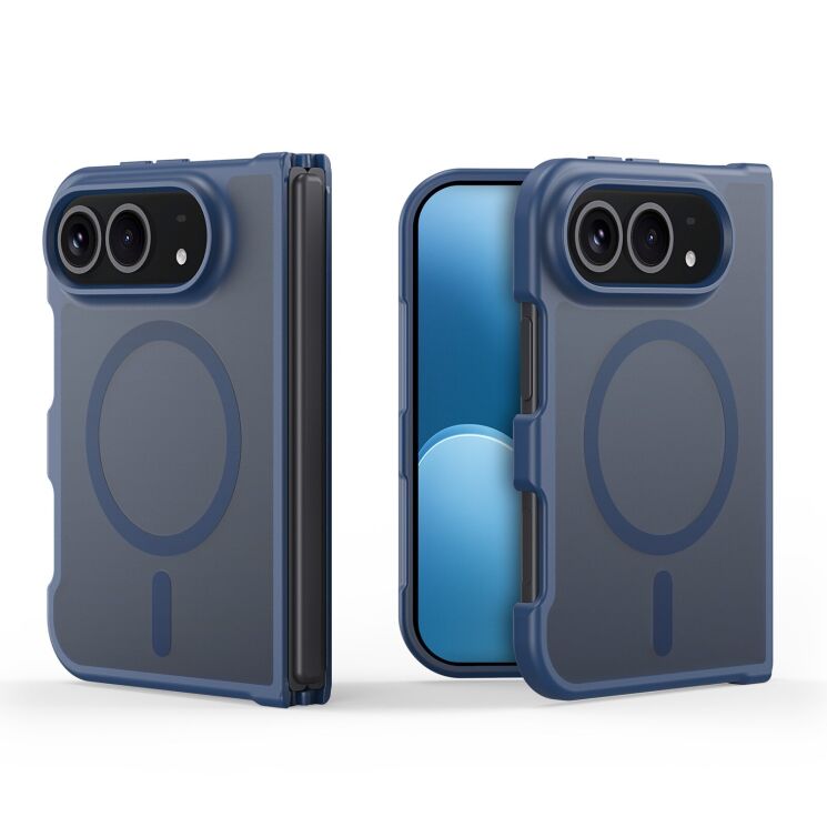 Захисний чохол DUX DUCIS Yind Series MagSafe (FF) для iPhone Duo - Dark Blue: фото 2 з 10