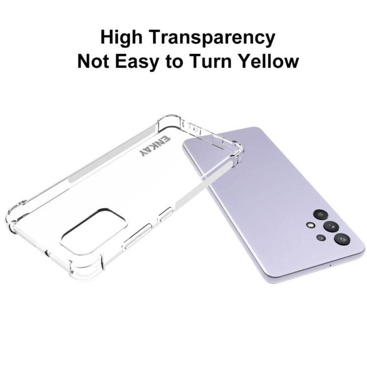 Защитный чехол ENKAY AirBag Case для Samsung Galaxy A32 (А325) - Transparent: фото 5 из 6