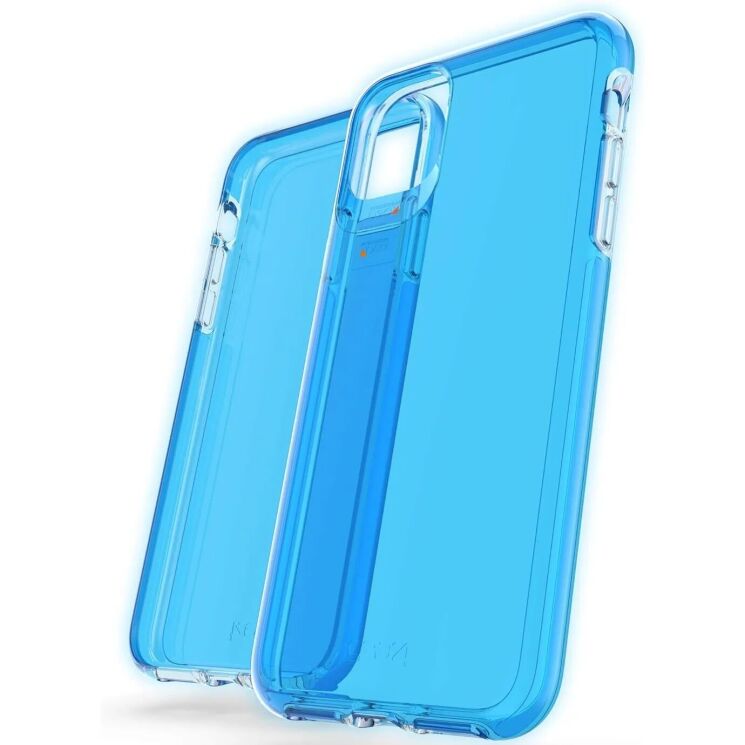 Защитный чехол Gear4 Crystal Palace для Apple iPhone 11 Pro Max - Neon Blue: фото 2 из 7