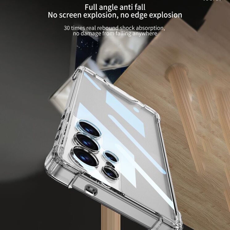 Защитный чехол GKK AirBag (FP) для Samsung Galaxy S25 Ultra (S938) - Transparent: фото 5 из 8