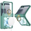 Защитный чехол GKK AirBag Mag with Ring для Samsung Galaxy Flip 7 - Green (383946G)