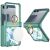 Защитный чехол GKK AirBag Mag with Ring для Samsung Galaxy Flip 7 - Green: фото 1 из 8