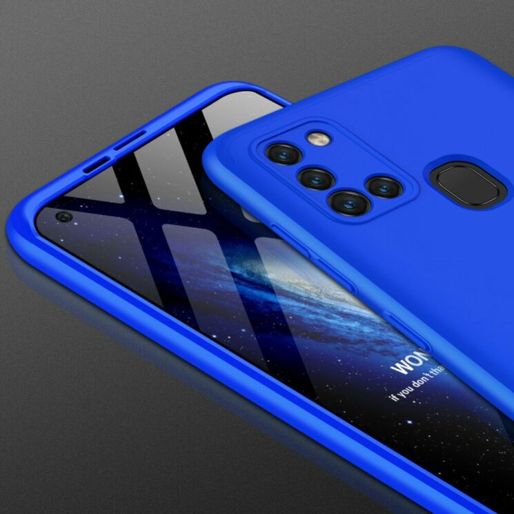 Защитный чехол GKK Double Dip Case для Samsung Galaxy A21s (A217) - Blue: фото 4 из 15