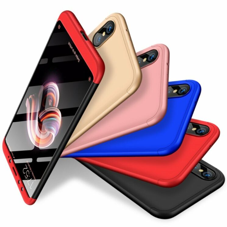 Защитный чехол GKK Double Dip Case для Xiaomi Mi 6X / Mi A2 - Black / Red: фото 6 из 20