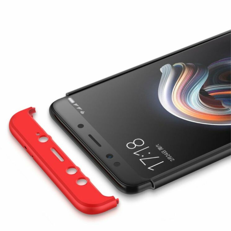 Защитный чехол GKK Double Dip Case для Xiaomi Mi 6X / Mi A2 - Black / Red: фото 3 из 20