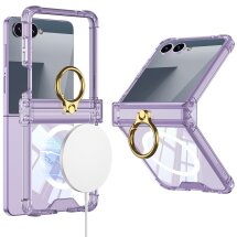Защитный чехол GKK Neo Core (MagSafe) для Samsung Galaxy Flip 8 - Light Purple: фото 1 из 10