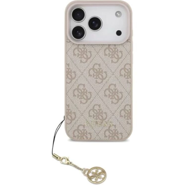 Защитный чехол Guess 4G Charms Collection MagSafe для iPhone 17 Pro (GUHMP17LGF4GCP) - Pink: фото 1 из 8