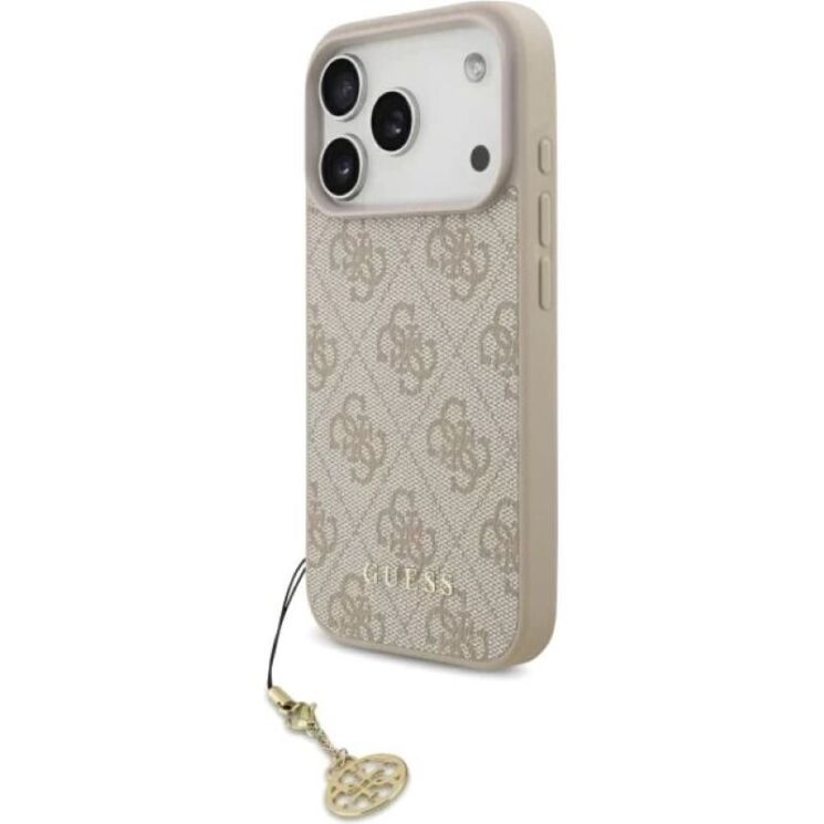 Защитный чехол Guess 4G Charms Collection MagSafe для iPhone 17 Pro (GUHMP17LGF4GCP) - Pink: фото 2 из 8