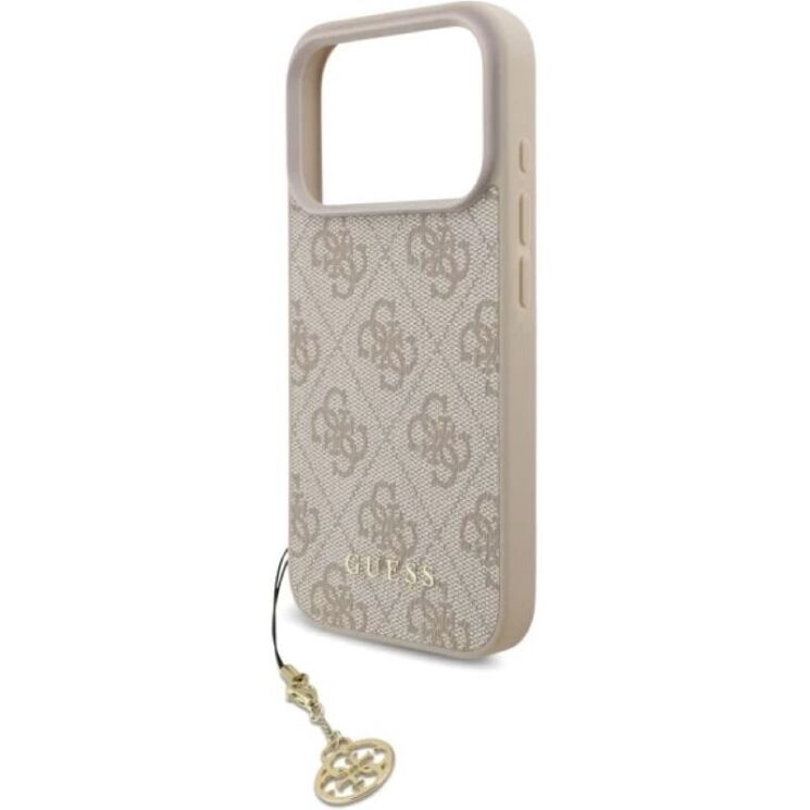 Защитный чехол Guess 4G Charms Collection MagSafe для iPhone 17 Pro (GUHMP17LGF4GCP) - Pink: фото 5 из 8