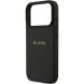 Захисний чохол Guess Grained Gold Ring MagSafe для iPhone 18 Pro / 17 Pro (GUHMP18LPGHSMMK) - Black (423751B). Фото 5 з 7