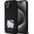 Захисний чохол Hello Kitty Liquid Silicone для Apple iPhone 15 - Black (339995B)