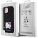 Захисний чохол Hello Kitty Liquid Silicone для Apple iPhone 15 - Black (339995B). Фото 7 з 7