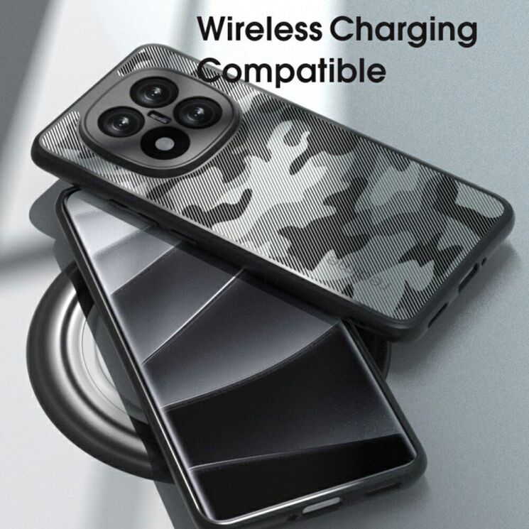 Захисний чохол IBMRS Military для Xiaomi Redmi Note 14 Pro - Artistic Camouflage: фото 3 з 8