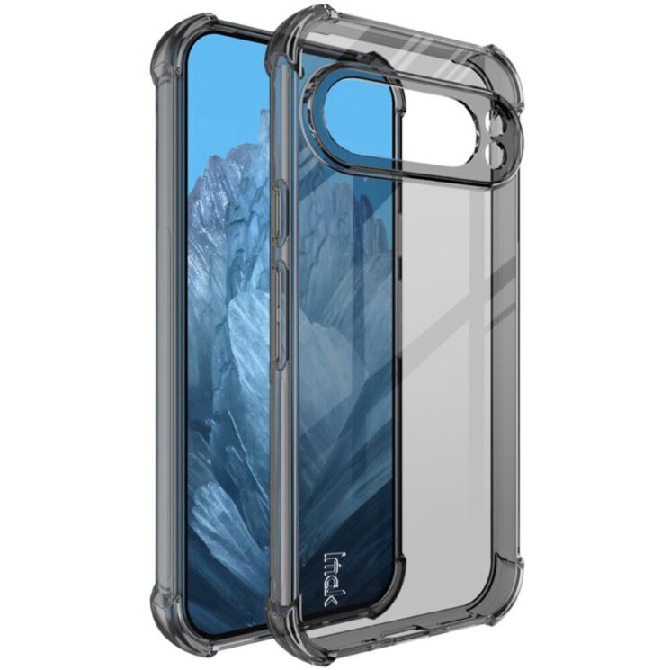 Защитный чехол IMAK Airbag MAX Case для Google Pixel 9 Pro XL - Transparent Black: фото 1 из 10