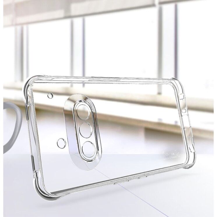 Защитный чехол IMAK Airbag MAX Case для Nothing Phone (3a) - Transparent: фото 7 из 9