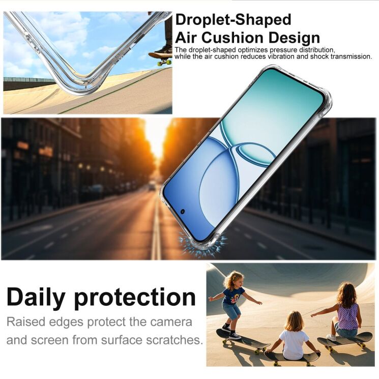 Чехол с усиленными углами IMAK Airbag MAX Case для Xiaomi 15T - Transparent (391030T) Чехол с усиленными углами IMAK Airbag MAX Case для Xiaomi 15T - Transparent: фото 3 из 6