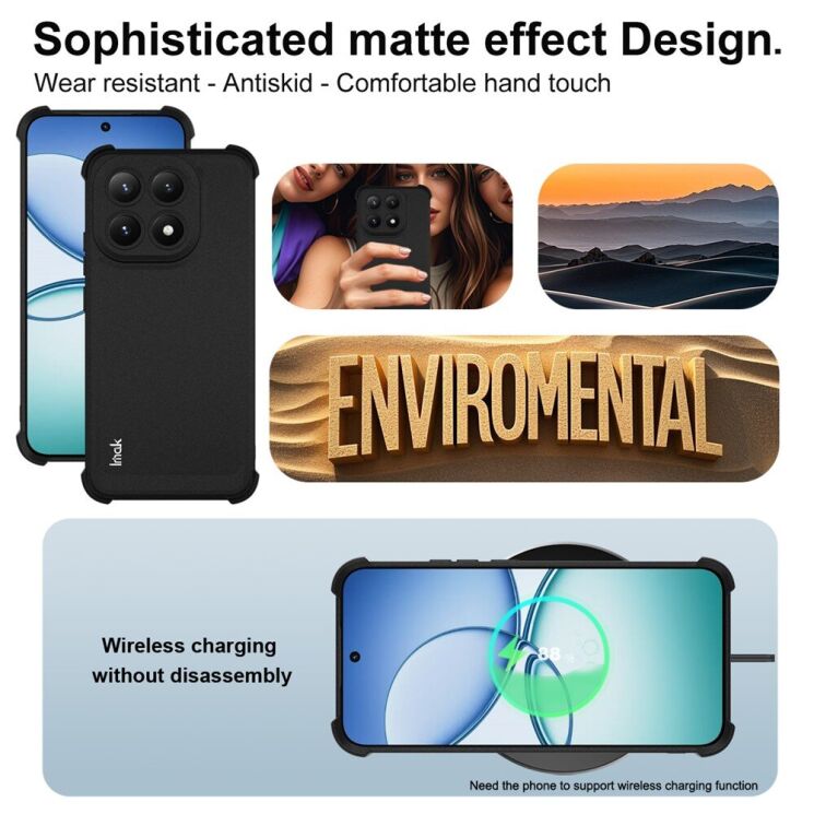 Чохол з посиленими кутами IMAK Airbag MAX Case для Xiaomi 15T - Transparent (391030T) Чохол з посиленими кутами IMAK Airbag MAX Case для Xiaomi 15T - Transparent: фото 6 з 8