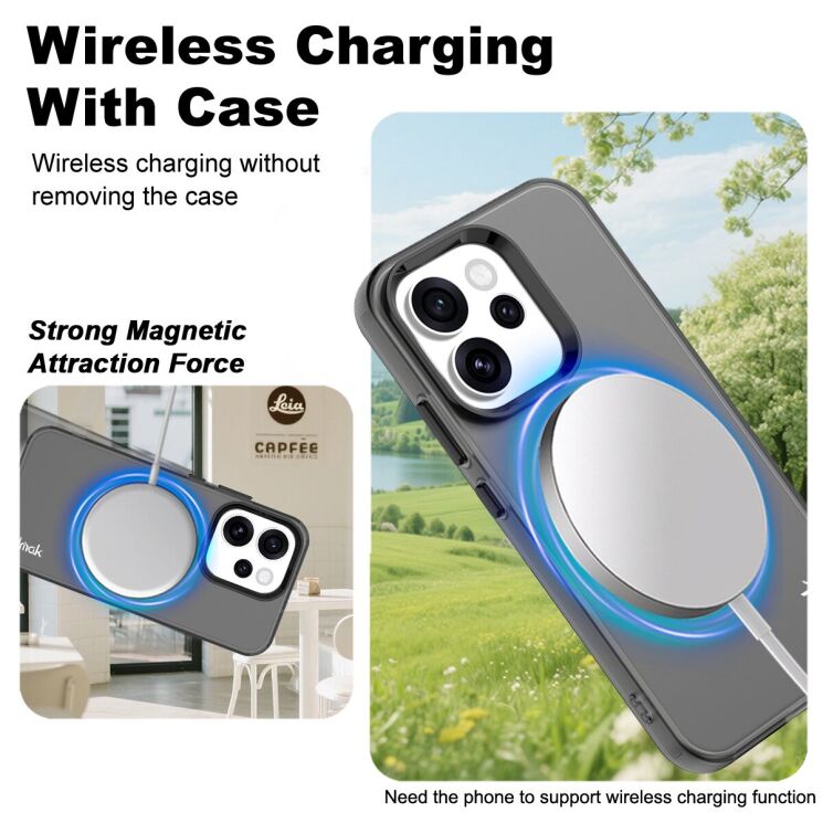 Защитный чехол IMAK Candy Series Magnetic для OPPO Reno 15 Pro - Red: фото 3 из 9