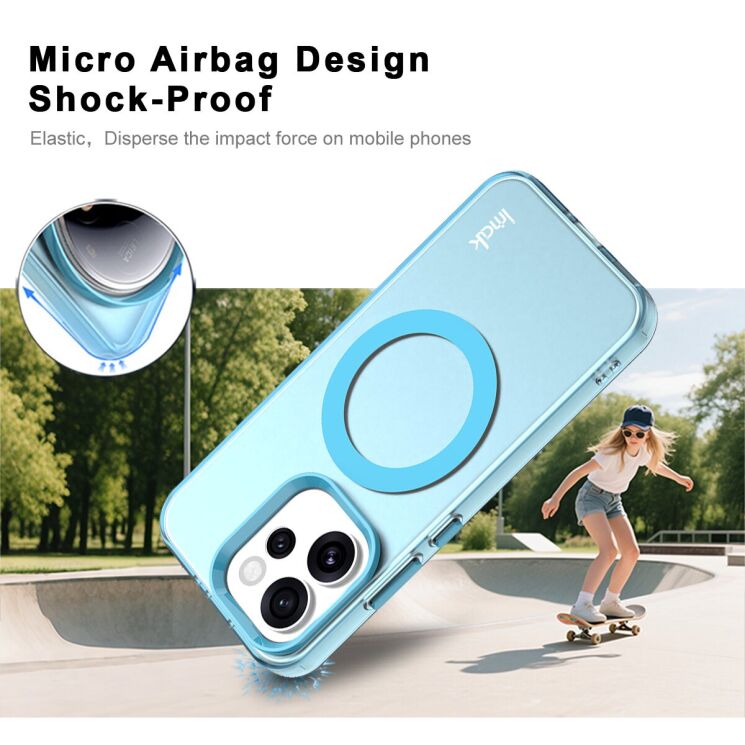 Защитный чехол IMAK Candy Series Magnetic для OPPO Reno 15 Pro - Red: фото 4 из 9