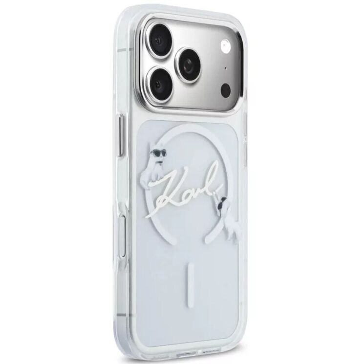 Защитный чехол Karl Lagerfeld Script Logo MagSafe для iPhone 18 Pro Max / 17 Pro Max (KLHMP18X5HKSCAH) - Transparent (423953T) Защитный чехол Karl Lagerfeld Script Logo MagSafe для iPhone 18 Pro Max / 17 Pro Max (KLHMP18X5HKSCAH) - Transparent: фото 3 из 7