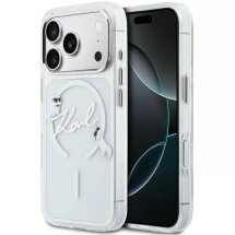 Захисний чохол Karl Lagerfeld Script Logo MagSafe для iPhone 18 Pro Max / 17 Pro Max (KLHMP18X5HKSCAH) - Transparent: фото 1 з 7