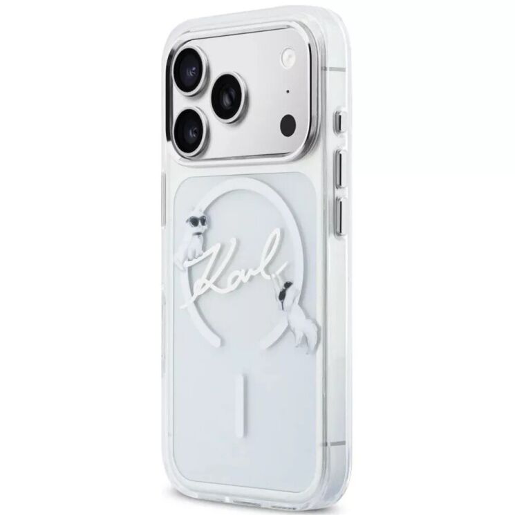 Защитный чехол Karl Lagerfeld Script Logo MagSafe для iPhone 18 Pro Max / 17 Pro Max (KLHMP18X5HKSCAH) - Transparent (423953T) Защитный чехол Karl Lagerfeld Script Logo MagSafe для iPhone 18 Pro Max / 17 Pro Max (KLHMP18X5HKSCAH) - Transparent: фото 4 из 7