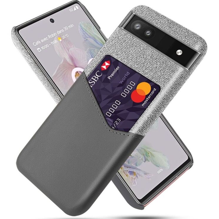 Защитный чехол KSQ Business Pocket для Google Pixel 6a - Grey: фото 1 из 4