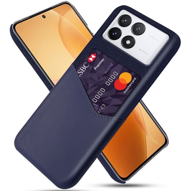 Защитный чехол KSQ Business Pocket для Xiaomi Poco F6 Pro - Blue: фото 1 из 4