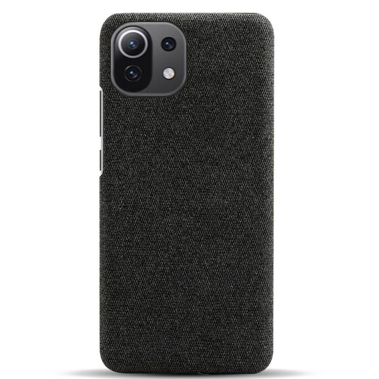 Защитный чехол KSQ Cloth Style для Xiaomi Mi 11 Lite / 11 Lite NE - Black: фото 2 из 6