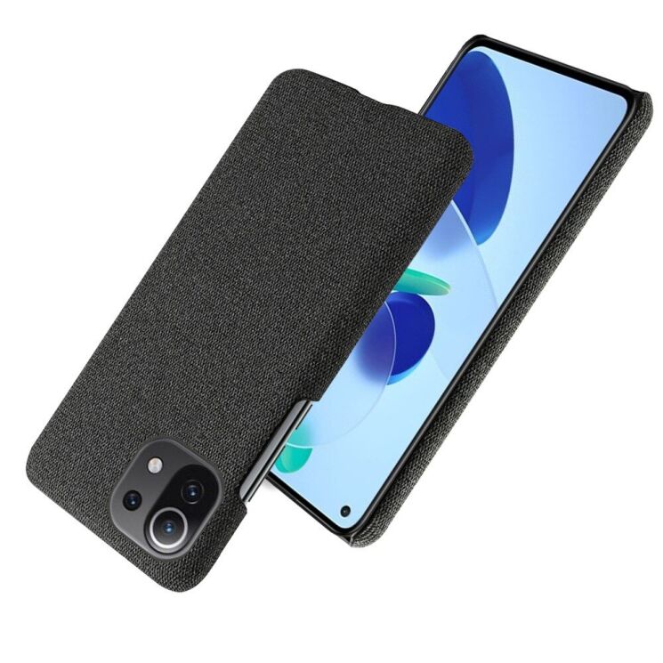 Защитный чехол KSQ Cloth Style для Xiaomi Mi 11 Lite / 11 Lite NE - Black: фото 3 из 6