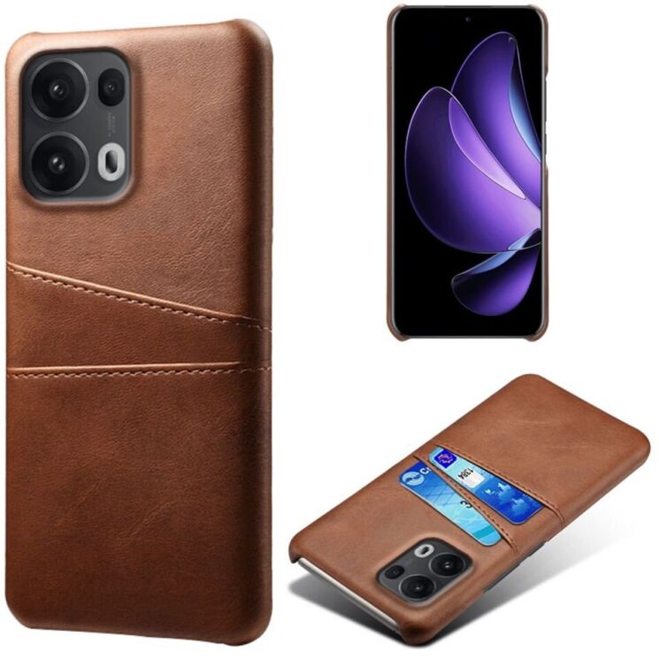 Захисний чохол KSQ Pocket Case для OPPO Reno 13 Pro 5G - Brown: фото 1 з 5