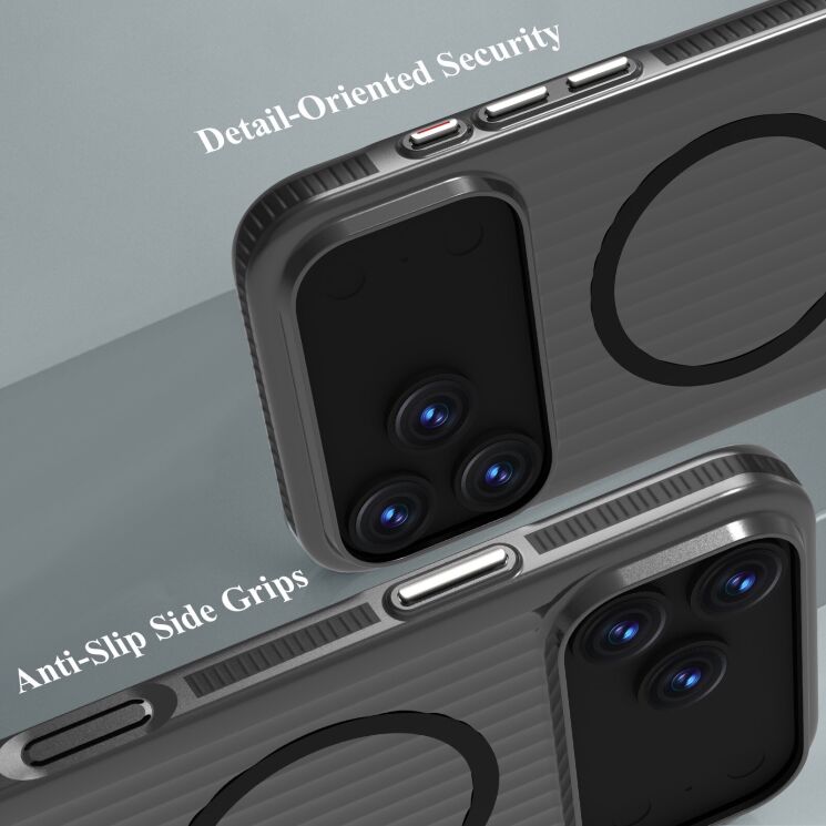 Защитный чехол LEREACH TOC Magnetic для iPhone 17 Pro - White: фото 8 из 13