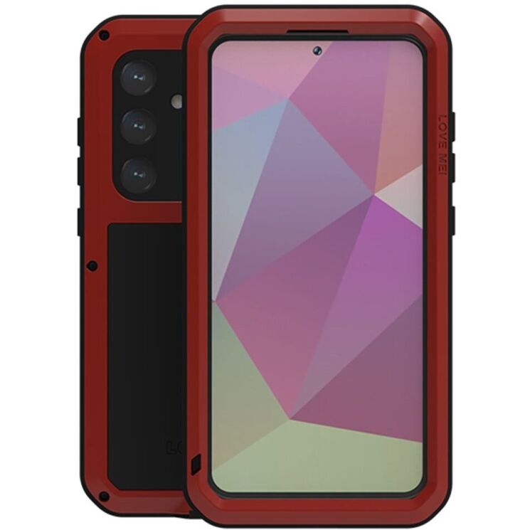 Защитный чехол LOVE MEI Powerful для Samsung Galaxy S24 Plus (S926) - Red: фото 1 из 9