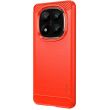 Защитный чехол MOFI Carbon Fiber для Xiaomi Redmi Note 14 Pro Plus - Red (373209R)