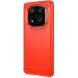 Защитный чехол MOFI Carbon Fiber для Xiaomi Redmi Note 14 Pro Plus - Red (373209R). Фото 1 из 9