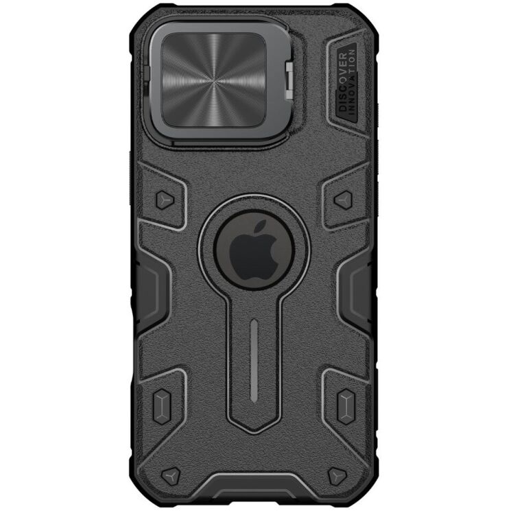 Защитный чехол NILLKIN CamShield Armor Prop Magnetic Case для Apple iPhone 16 Pro Max - Black: фото 2 из 22