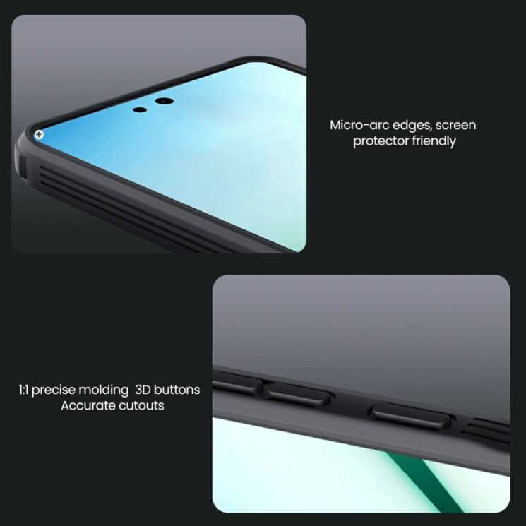 Защитный чехол NILLKIN CamShield Pro для Samsung Galaxy A36 (A366) - Black: фото 13 из 14