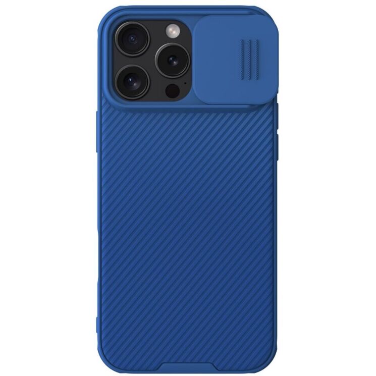 Защитный чехол NILLKIN CamShield Pro (with MagSafe Support) для Apple iPhone 16 Pro Max - Blue: фото 1 из 19