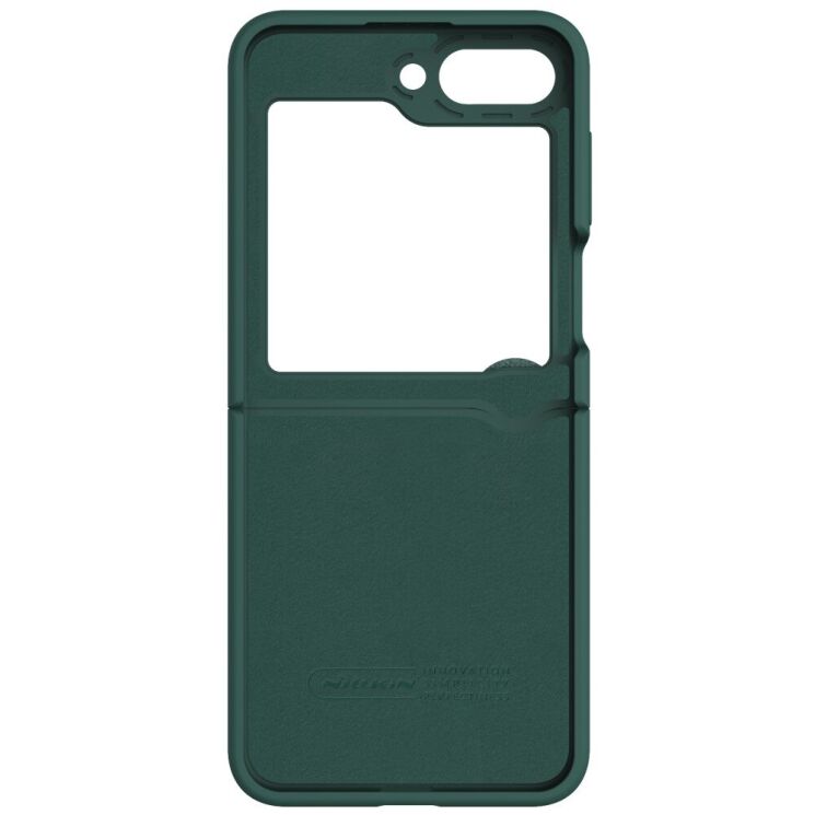 Защитный чехол NILLKIN Finger Strap Liquid Silicone Case для Samsung Galaxy Flip 5 - Green: фото 5 из 20