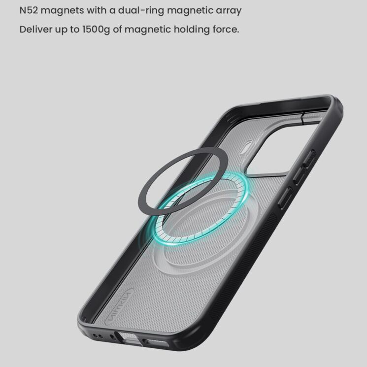 Защитный чехол NILLKIN Super Frosted Shield Pro для Xiaomi 17T Pro - Transparent Black: фото 11 из 13